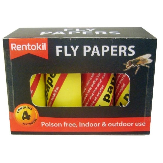 leserie Fly Paper Sticky Traps – Pack of 4
