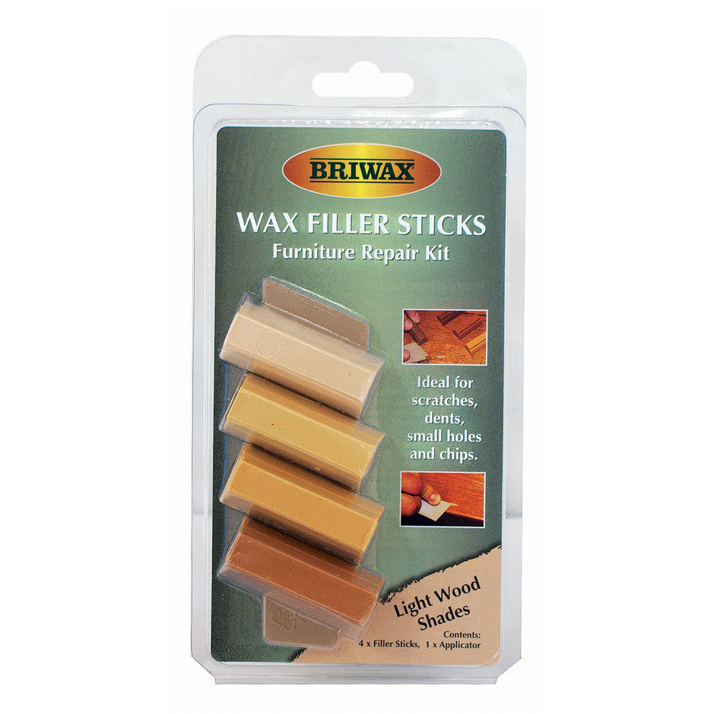 leserie Light Wood Shade Wax Filler Sticks Set